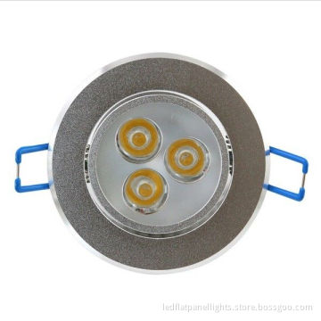 High Power 3w 240lm Led Ceiling Downlights For Bathroom , Ac85-265v